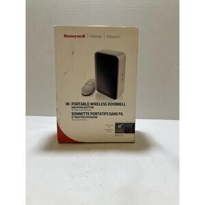 Wireless Doorbell Honeywell Home Battery Powered and Push Button TESTED